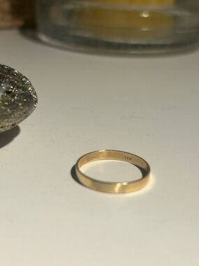 Catbird 14K Gold Stackable Engravable 
Tomboy Ring